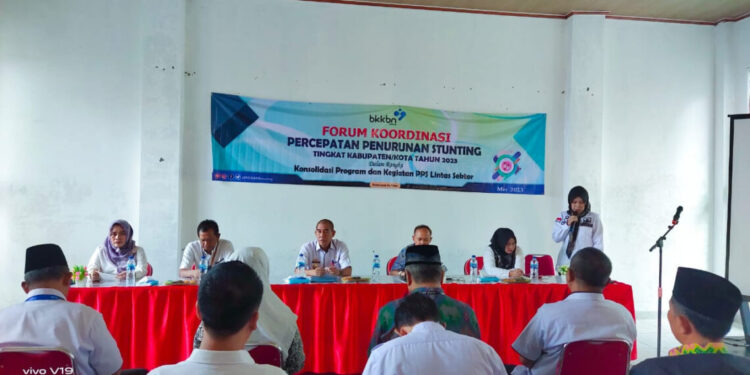 Dinas PPKB Tulang Bawang Rapat Lintas Sektor Guna Atasi Stunting