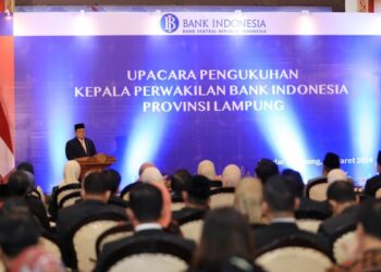 Gubernur Arinal Hadiri Pengukuhan Kepala BI Lampung