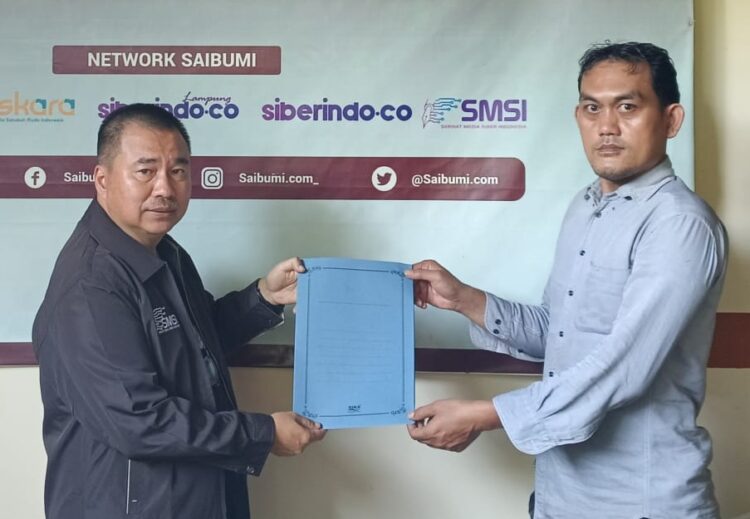 Donny Irawan Tunjuk Rosid sebagai Plt. Ketua SMSI Lampung Selatan