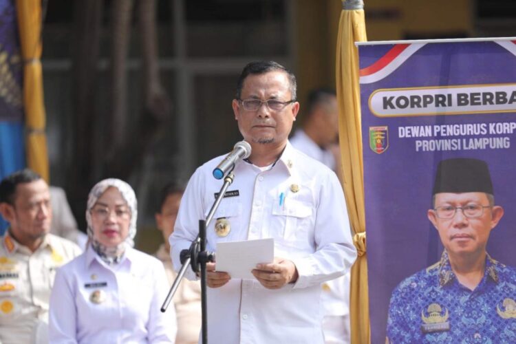 Dewan Pengurus Korpri Lampung Luncurkan Tebus Murah Paket Sembako Bagi PNS Golongan II dan Bazar 