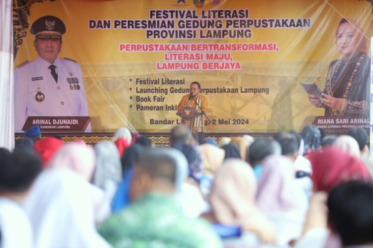 Gubernur Arinal Resmikan Gedung Perpustakaan Provinsi Lampung dan Buka Festival Literasi Tahun 2024