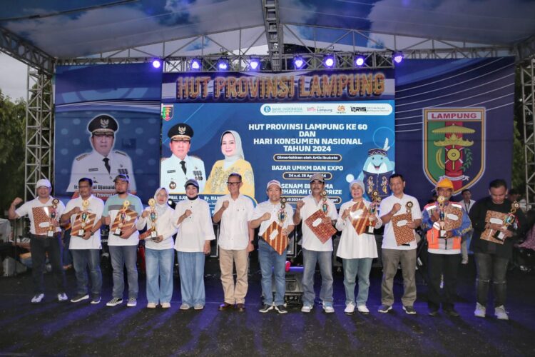 Berikut Pemenang Kirab Marching Band dan Karnaval Pawai Kendaraan HUT Provinsi Lampung Ke-60