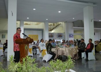 Gubernur Arinal Gelar Silturahmi dan Ramah Tamah dengan Pangdam II/Sriwijaya di Mahan Agung