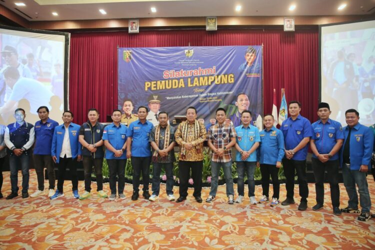 Gubernur Arinal Hadiri Silaturahmi Pemuda Lampung yang Digelar DPD KNPI