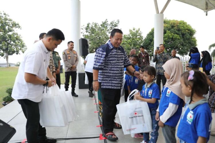 Gubernur Arinal dan Riana Sari Bersilaturahmi Dengan Relawan Donor Darah Sukarela PMI Provinsi Lampung