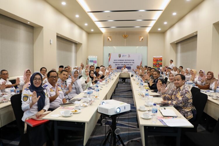 Sekdaprov Fahrizal Buka Rakor dan Menjadi Narasumber Penanggulangan TBC di Provinsi Lampung