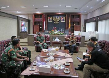 Pj. Gubernur Lampung Terima Kunjungan Aspotmar Kasal Mayjen TNI Mar Hermanto