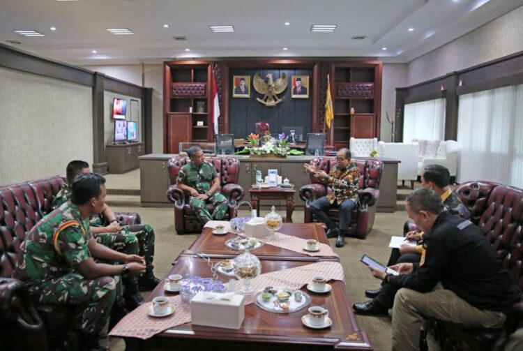 Pj. Gubernur Lampung Terima Kunjungan Aspotmar Kasal Mayjen TNI Mar Hermanto