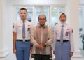 Pj. Gubernur Lampung Terima Dua Anggota Paskibraka yang akan Bertugas Pengibaran Bendera di IKN