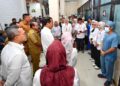 Pj. Gubernur Lampung Dampingi Presiden Joko Widodo Kunjungi RSUD dr. H. Bob Bazar