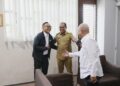 Pj. Gubernur Samsudin Tinjau Kantor Pusat Bank Lampung dan Kunjungi Kantor OJK Lampung