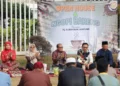 Pj. Gubernur Samsudin Gelar Silaturahmi dan Ngopi Bareng Bersama Masyarakat Sekitar Mahan Agung
