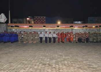 Sekdaprov Fahrizal Ikuti Apel Kehormatan dan Renungan Suci