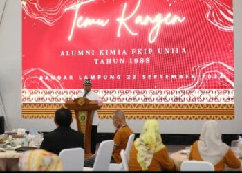 Pj. Gubernur Samsudin Silaturahmi Bersama Alumni Kimia FKIP Unila