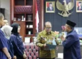 Kunjungan JMSI Lampung : Pj. Gubernur Samsudin Dorong Anggota Menjadi Media yang Kredibel dan Inovatif
