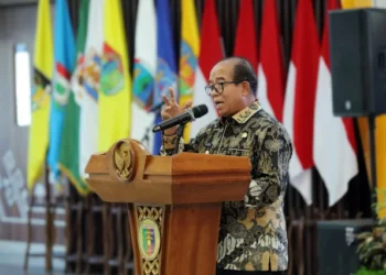 Pj. Gubernur Samsudin Lepas Kontingen Marching Band Perdana VIP FYBI Lampung