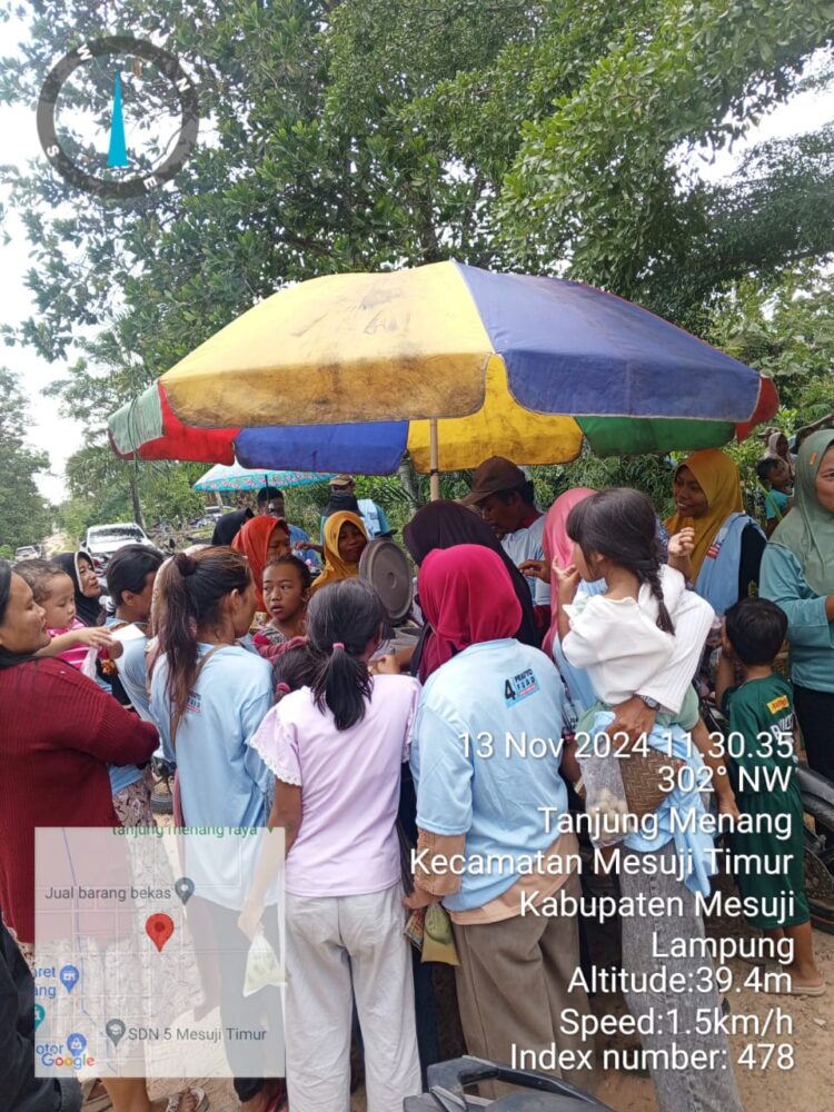 Pedagang UMKM Mengaku Dapat Berkah Kampanye Suprapto-Fuad di Desa Tanjung Menang