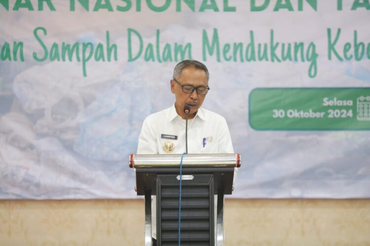 Pj. Gubernur Samsudin Ajak Semua Pihak Ciptakan Program Kurangi Dampak Negatif Sampah Terhadap Lingkungan