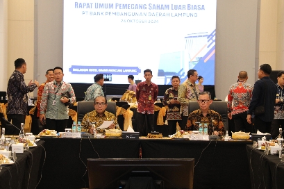 Pj. Gubernur Samsudin Pimpin RUPS Bank Lampung
