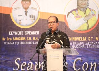 Pj. Gubernur Samsudin Ajak Stakeholder Dukung Keberlanjutan Pembangunan Jalan dan Infrastruktur Lampung