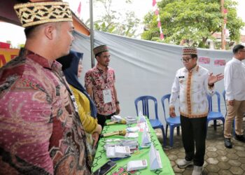Pj.Gubernur Lampung Bersama Forkopimda Tinjau Sejumlah TPS di 3 Kabupaten/Kota