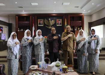 Pj. Gubernur Samsudin Terima Kunjungan Pengurus IBI Provinsi Lampung 