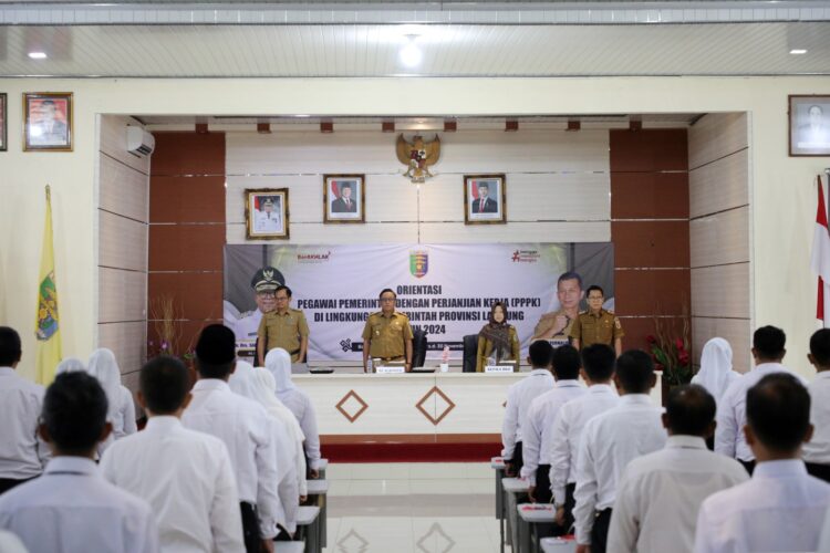 Pemprov Lampung Gelar Orientasi PPPK Angkatan IX dan X 