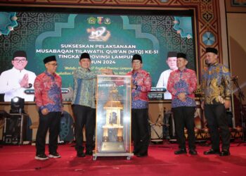 Pj. Gubernur Samsudin Buka MTQ Tingkat Provinsi Lampung ke-51