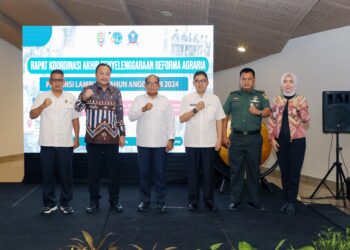 Buka Rakor, Pj. Gubernur Lampung Ajak Wujudkan Cita-Cita Reforma Agraria yang Berkeadilan dan Berkelanjutan