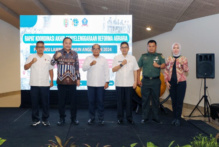 Buka Rakor, Pj. Gubernur Lampung Ajak Wujudkan Cita-Cita Reforma Agraria yang Berkeadilan dan Berkelanjutan