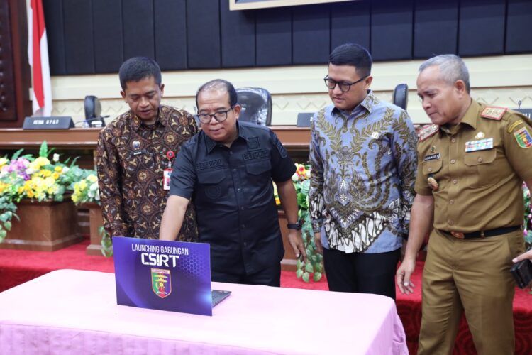 Tanggulangi Ancaman Cyber, Pj. Gubernur Samsudin Luncurkan Tim Respons Insiden Keamanan Komputer untuk 6 kabupaten