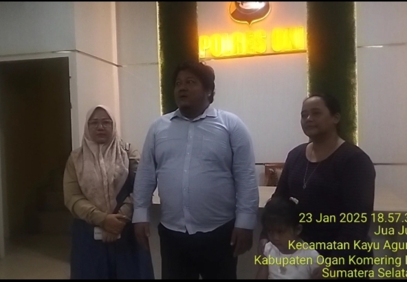 Ada Apa?? Kapolres OKI Belum Mau Terima Laporan Pihak Keluarga Korban Perampokan di Sungai Menang karena belum olah TKP perampokan