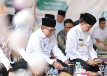 Pj. Gubernur Lampung dan Sumatera Utara Pengajian Bareng di Ponpes Al Hikmah Istiqomah