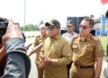 Pj. Gubernur Lampung Memulai Kick Off Penghijauan Serentak di Ruas Jalan Tol dan Komplek Perkantoran Kota Baru 