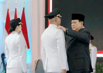 Presiden Prabowo Lantik Mirza dan Jihan Sebagai Gubernur dan Wakil Gubernur Lampung Periode 2025-2030