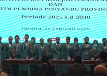 Tri Tito Karnavian Lantik Lantik Purnama Wulan Sari Sebagai Ketua TP. PKK dan Ketua TP Posyandu Provinsi Lampung