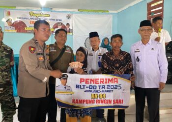 Tepat sasaran: Jelang hari raya Idulfitri Kampung Ringin Sari salurkan BLT-DD