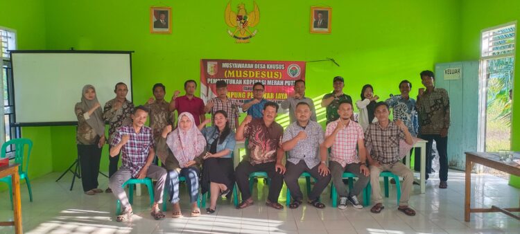 Musyawarah desa khusus koprasi merah putih kampung penawarwajaya