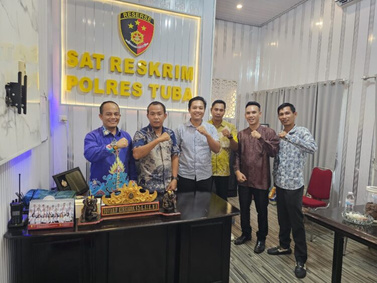 Serikat Media Siber Indonesia Audensi Bersama Kasat Reskrim Polres Tuba