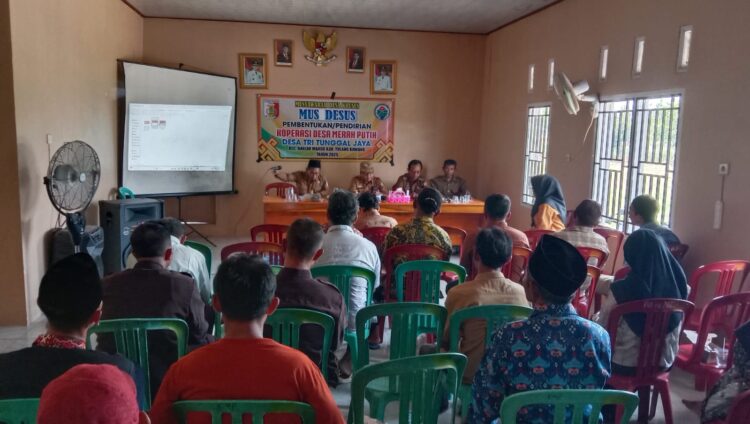 Musdesus koprasi merah putih kampung Tri Tunggal jaya