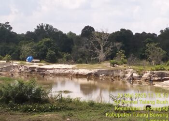 Akibat Eksploitasi Tambang Pasir,Jembatan Talang Buah Terancam Ambrol