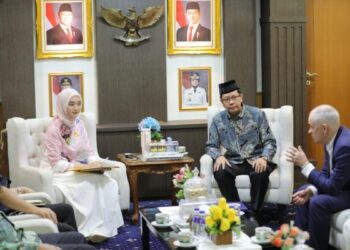 Wagub Lampung Terima Kunjungan Rektor UIN RIL dan Wakil Rektor Bidang Hubungan Internasional Universitas Negeri Tomsk Rusia