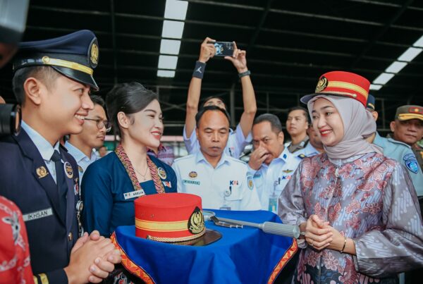 Wagub Lampung Luncurkan Mudik Lebaran 1446 Hijriah Gratis Menggunakan Kereta Api
