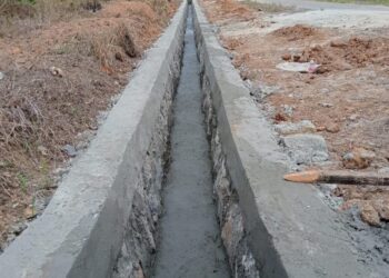 Kampung Mekar Jaya Selesaikan Pembangunan Drainase Sepanjang 60 Meter