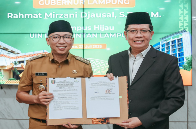 Gubernur Mirza Hibahkan Lahan 50 Ha untuk UIN Raden Intan Lampung