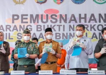 Gubernur Mirza: Lampung Perang dengan Narkoba Wujud Asta Cita Presiden Prabowo