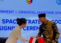 Gubernur Mirza Teken Kerja Sama Pemanfaatan Satelit Dengan Perusahaan Teknologi Luar Angkasa Tiongkok