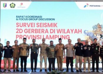 Pemprov Lampung Dukung Penuh Survei Seismik 2D untuk Perkuat Ketahanan Energi Nasional