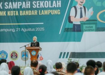 Pemprov Luncurkan Program Bank Sampah Sekolah SMA/SMK Se-Kota Bandar Lampung