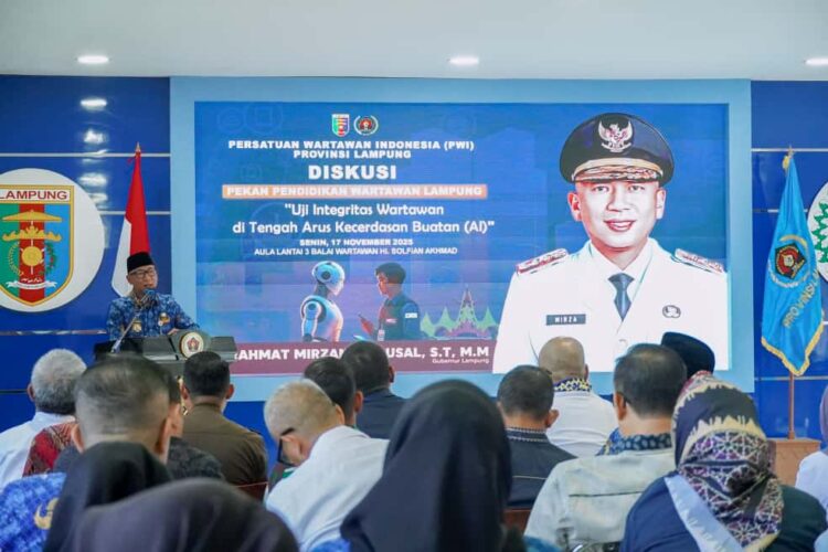 Gubernur Lampung Buka Pekan Pendidikan Wartawan, Tekankan Pentingnya Integritas di Era AI